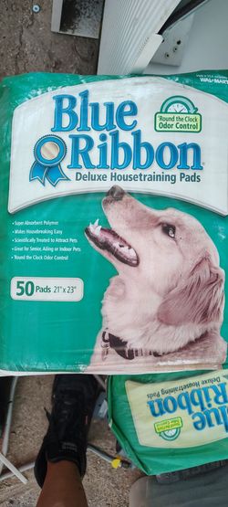 🔥 FOR SALE: Blue Ribbon Dog Puppy Training Pads (50-Count) – Cheap!