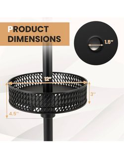 All new patio umbrella table tray 12” outdoor round