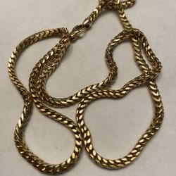 14KT YELLOW GOLD FRANCO CHAIN 37.5 GRAMS