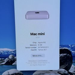 2023 Mac Mini M2