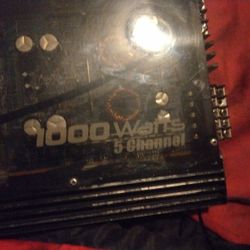 VR3 ,1000 Watt 5 Channel  Car Amp