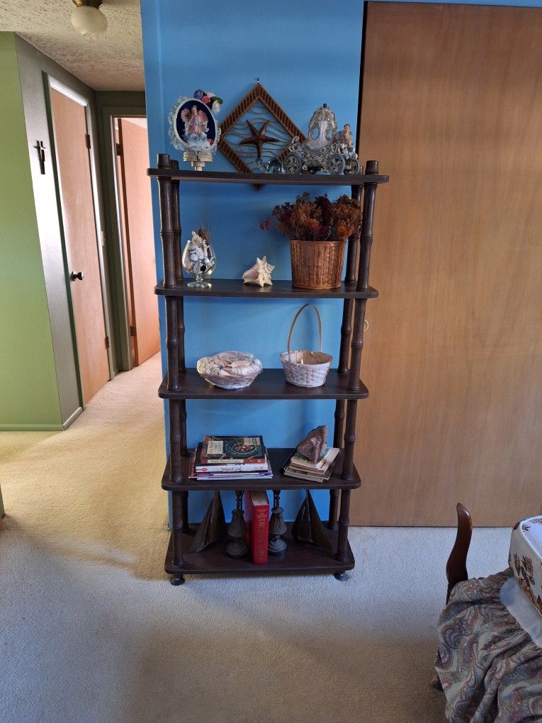 Wood Shelving Unit