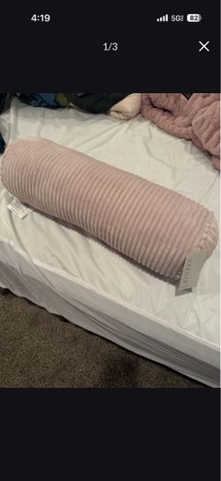 Beige Throw Pillow