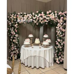 Flower Arch And LED Butterflies 