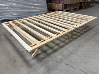 Folding Full Sized Solid Wood Bed Frame