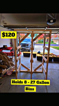 Storage Rack 8 Bins