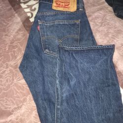 Levis Blue 501 W32 L32