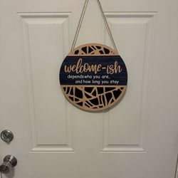 Welcome Plaque 