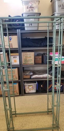 5 Shelf Bakers Rack...Glass Shelves... 6'2" H, 3' L, 18in. Deep