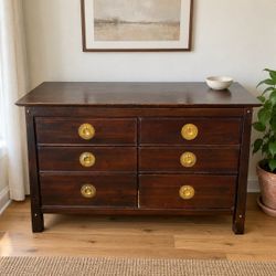 Pier 1 Imports 6-Drawer Brown Dresser – Delivery Available