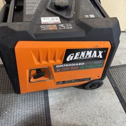 Genmax 7500-Watt Duel Fuel Portable Inverter Generator