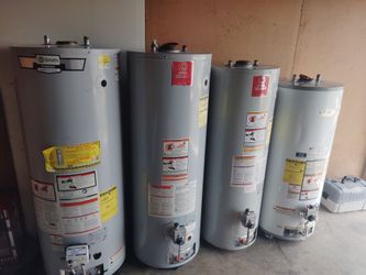 AO Smith 50 gallon gas State select 50 and 40 gallon and whripool 30 gallon gas water heater