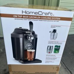 Nostalgia Homecraft - Beer cooling system on tap, 5 L, stainless steel