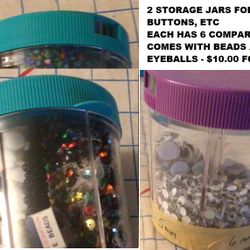 2 Storage Containers Including Contents