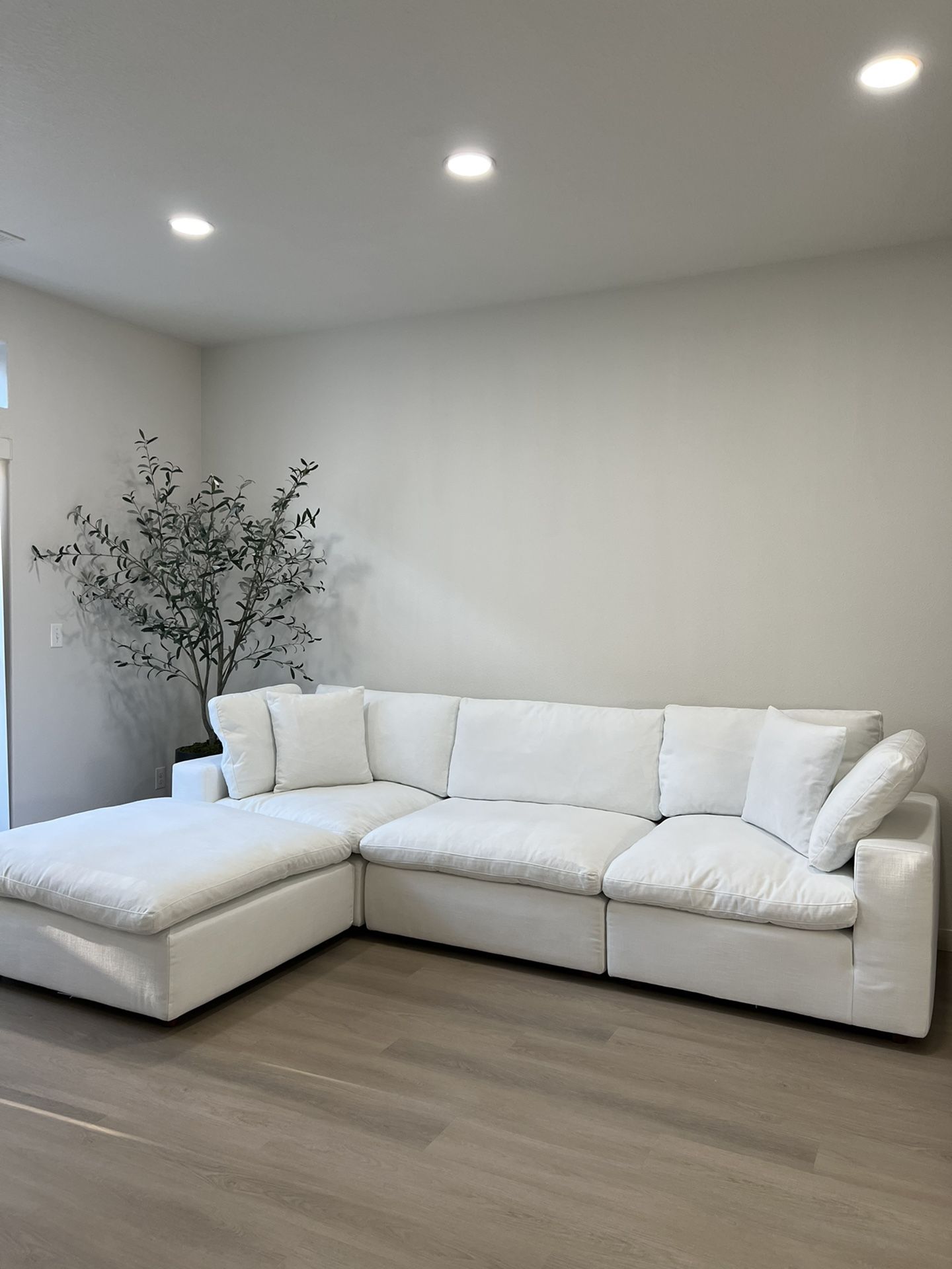 White Sectional Sofa