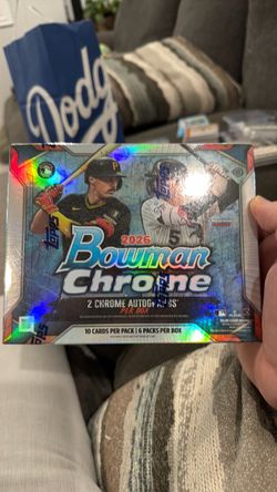 **2026 Bowman Chrome Baseball Hobby Box**