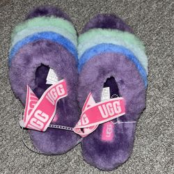 Pride UGG Fluff Yeah Slides