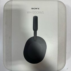 Sony XM5 headphones  (black)