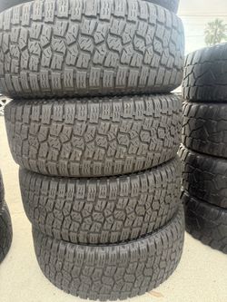 4 used tires 315/70r17 AT 💵free installation and balance ‼️👌