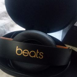 Beats Gold Trim Headphones New!