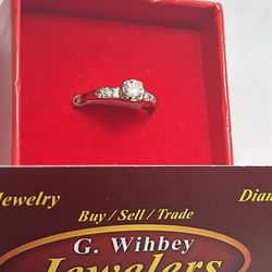 14 Kt Pre Engagement Ring 1/4 CT’s T.W. 