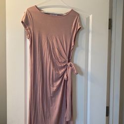 Pink Maternity Dress