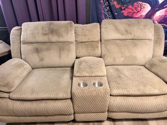 Reclining/Rocking Loveseat with Center Console