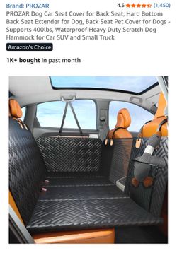 Dog hammock for car