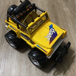 Nikko Vintage 90s Jeep Wrangler Remote Control R/C (Vehicle) Car 