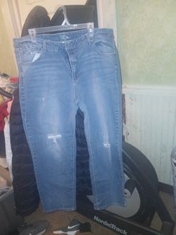 Plus Size Ripped Jeans