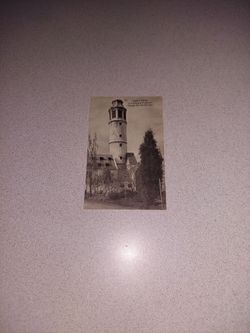 RARE VINTAGE 1933 BELGIAN VILLAGE "A CENTURY OF PROGRESS" CHICAGO 1933 WORLD'S FAIR UNUSED POSTCARD