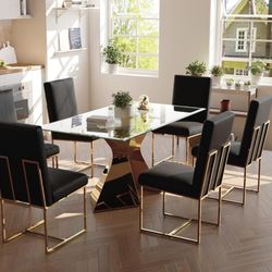 Dining Room Table W/6 Chairs 
