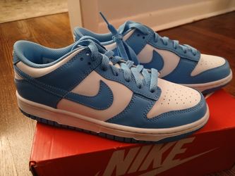 NIKE DUNK LOW RETRO "UNC/ UNIVERSITY BLUE" * NEW IN BOX!!* WOMENS SZ 7Y