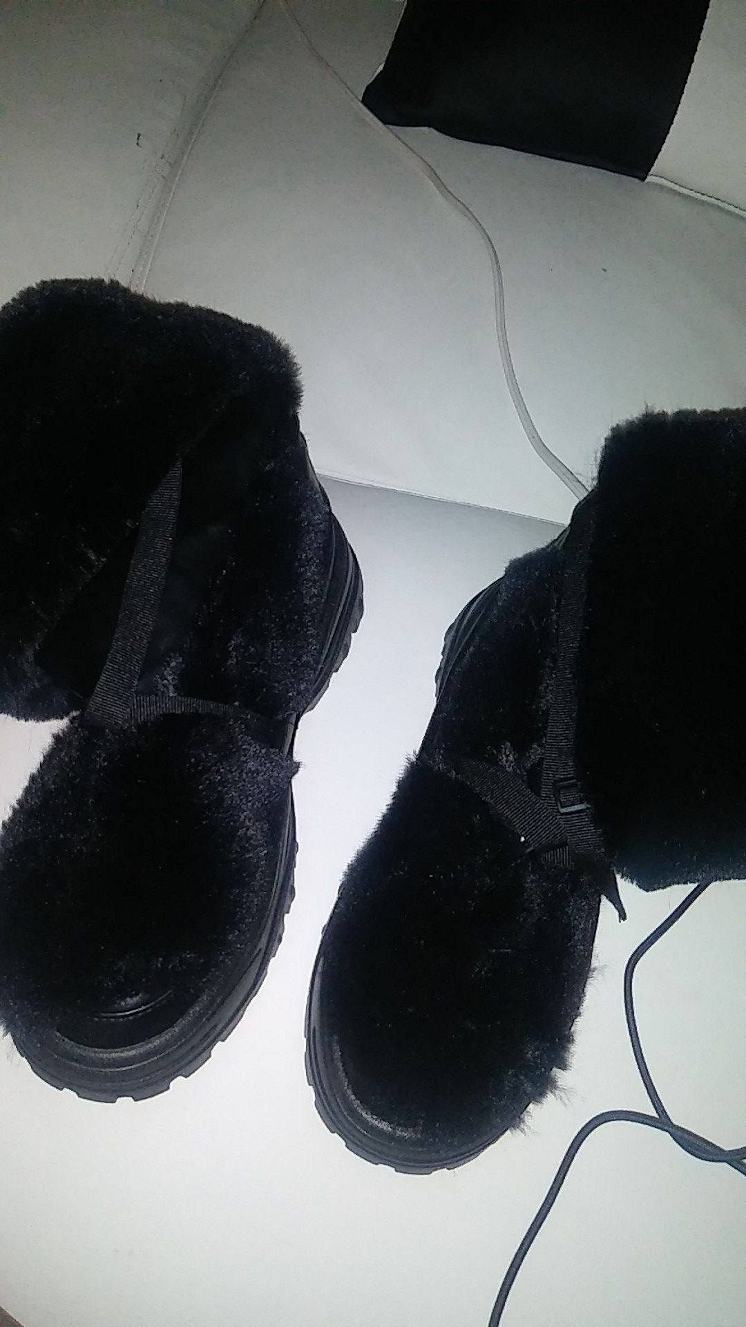 Fur boots 30 dollars cheapest I can go