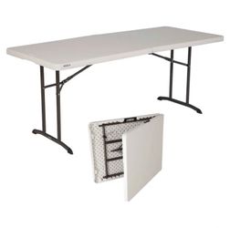 Lifetime 6 foot commercial grade folding table