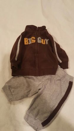 6 month Big Guy Sweatsuit
