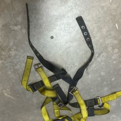 MSA full-body fall protection safety harness 