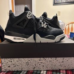 Air Jordan 4 Retro Black Canvas Size 7