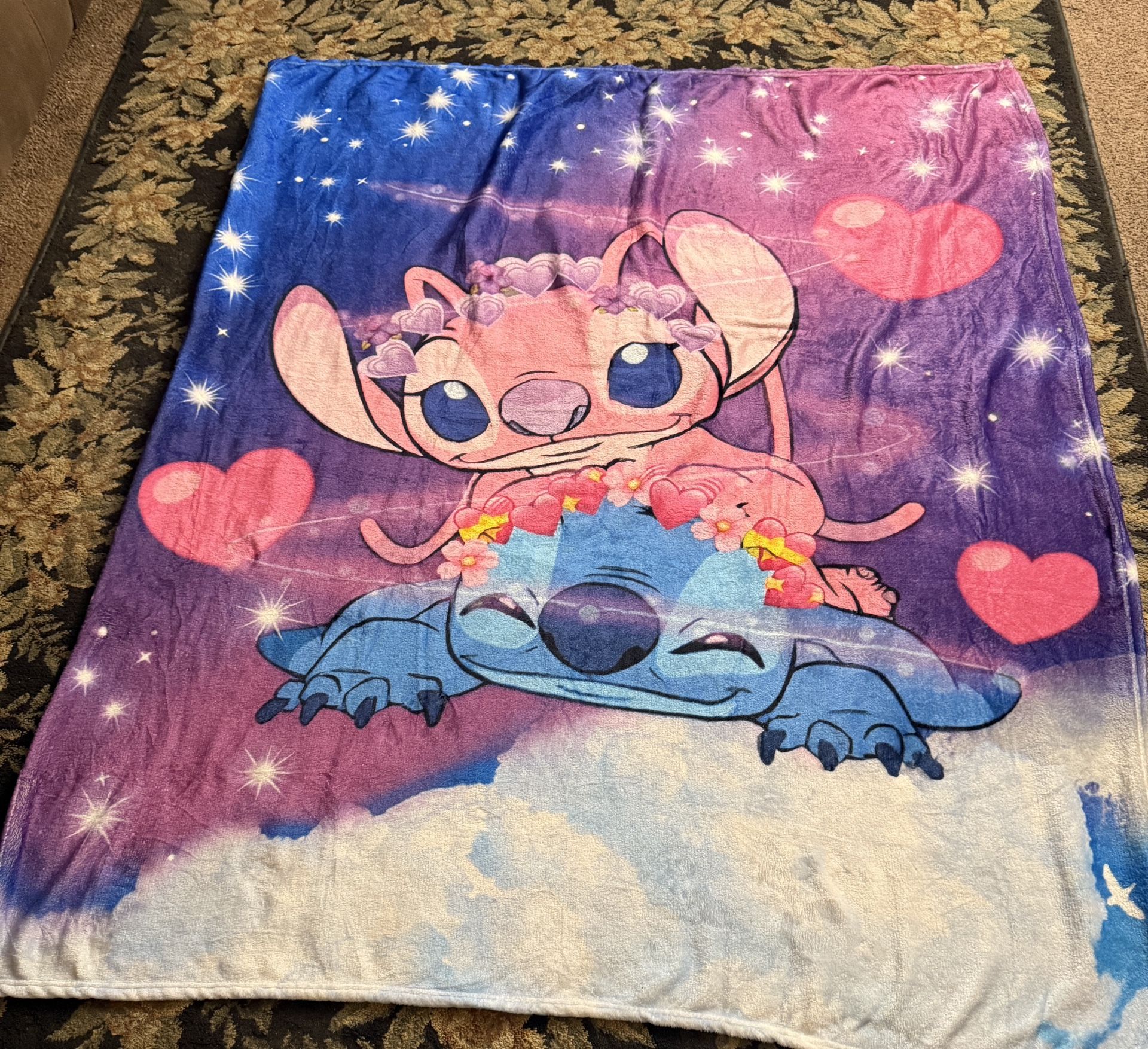 Stitch throw blanket