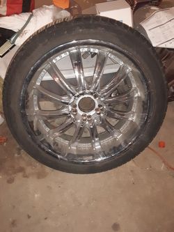 22in chrome rims 5 of them