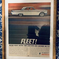 Original Ad From Magazine ‘63 Mercury