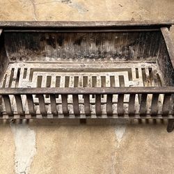 Antique Cast Iron Log Holder