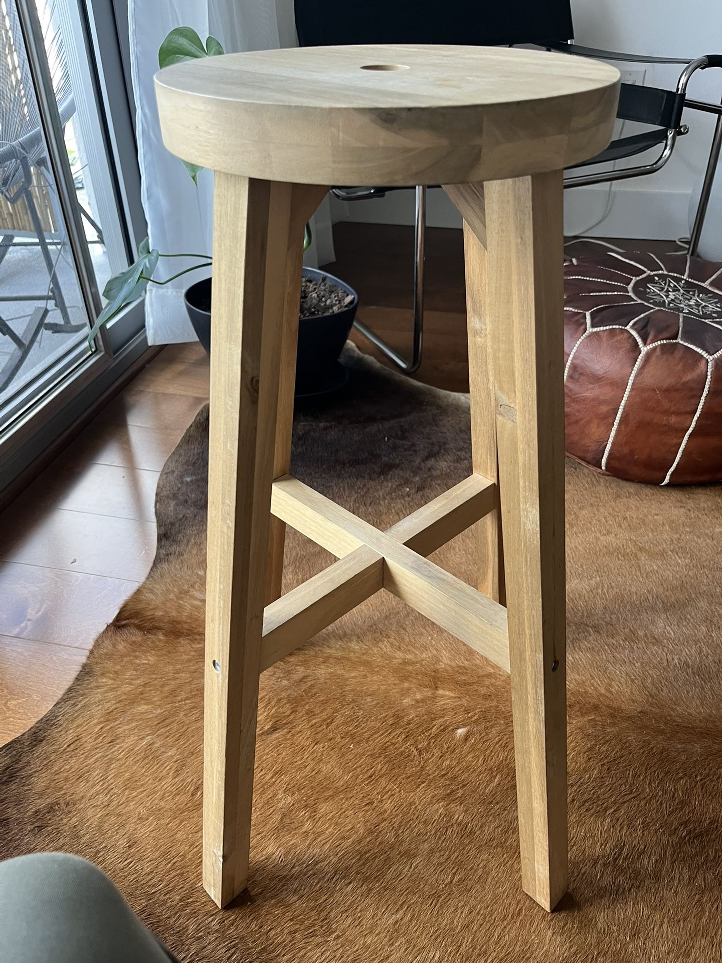 Ikea Real Wood Stool