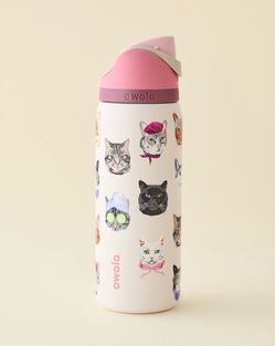 BNWT Owala Freesip 32oz Urban Outfitters Pink Cat Collage Bottle Authentic