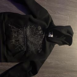 Black star og web v2 outline hoodie