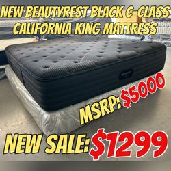 NEW BEAUTYREST BLACK C-CLASS CALIFORNIA KING MATTRESS