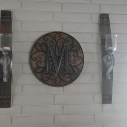 Wine Barrel And Metal Wall Art! Custom Made