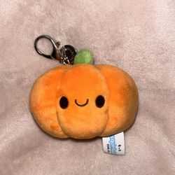 Micro Squishable Pumpkin Keychain