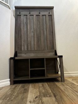 Bench and shelving $50