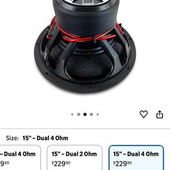 1600 watt rms each audiozee 15 inch subs in sealed box